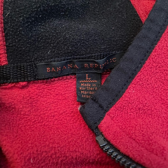 Men’s Banana Republic fleece pullover size L - Picture 6 of 7